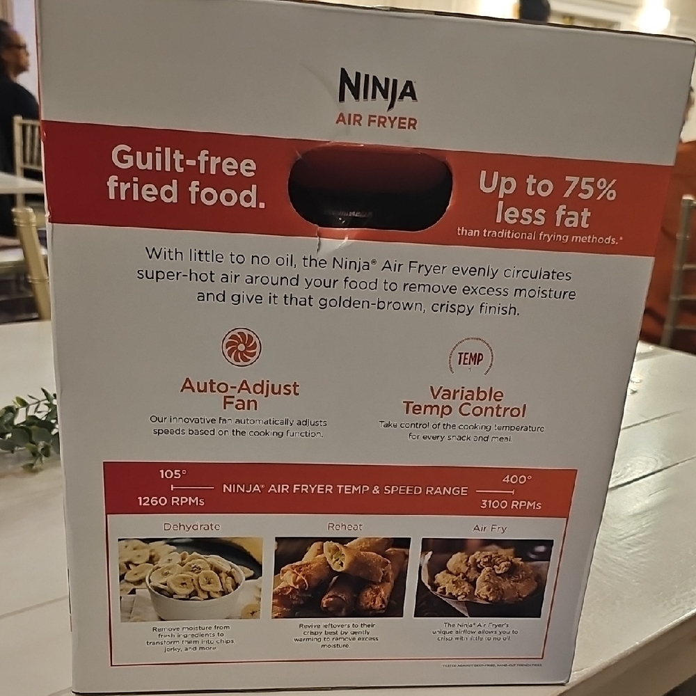 Ninja Black Air Fryer - Picture 2 of 3